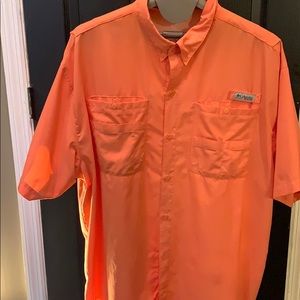 Columbia short sleeve fishing shirt XXL